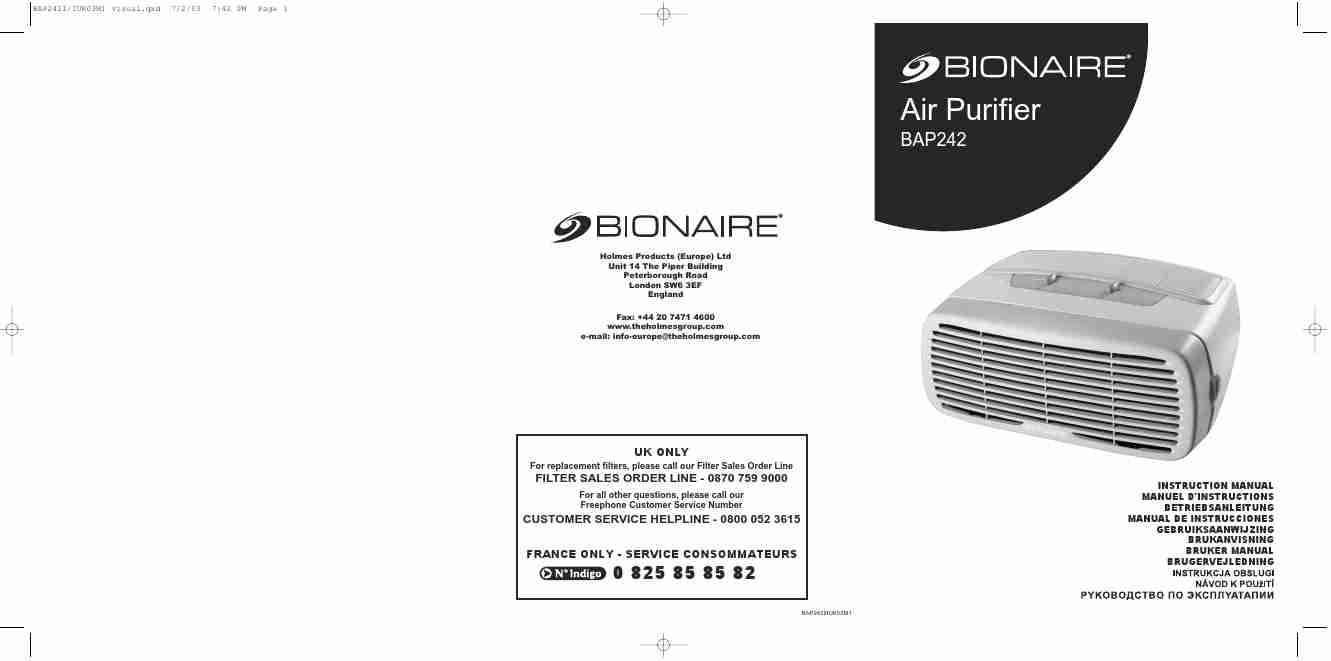 Bionaire Air Cleaner BAP242-page_pdf